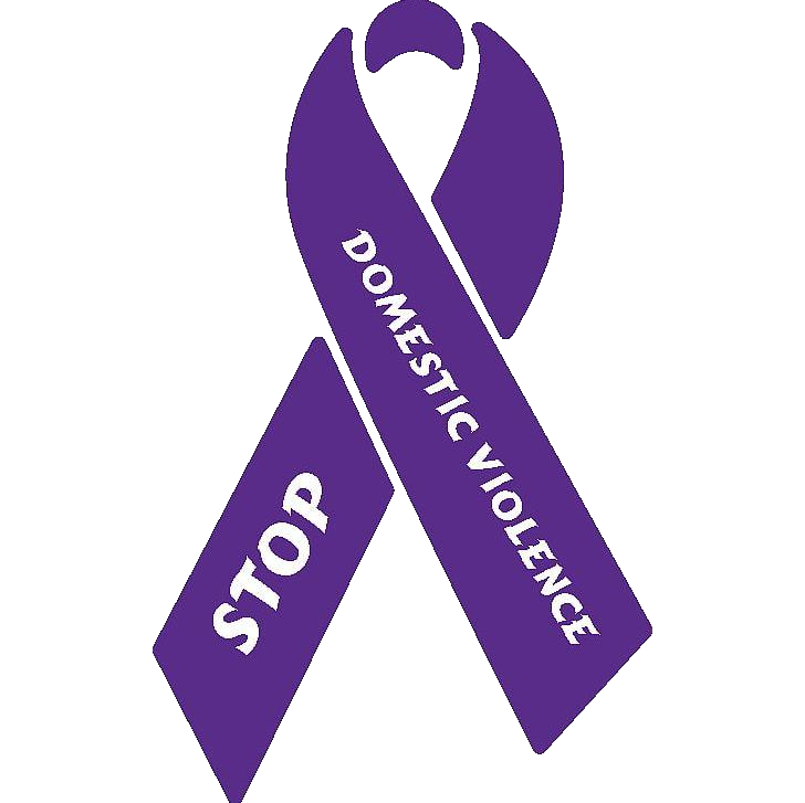 Purple ribbon - stop domestic violence