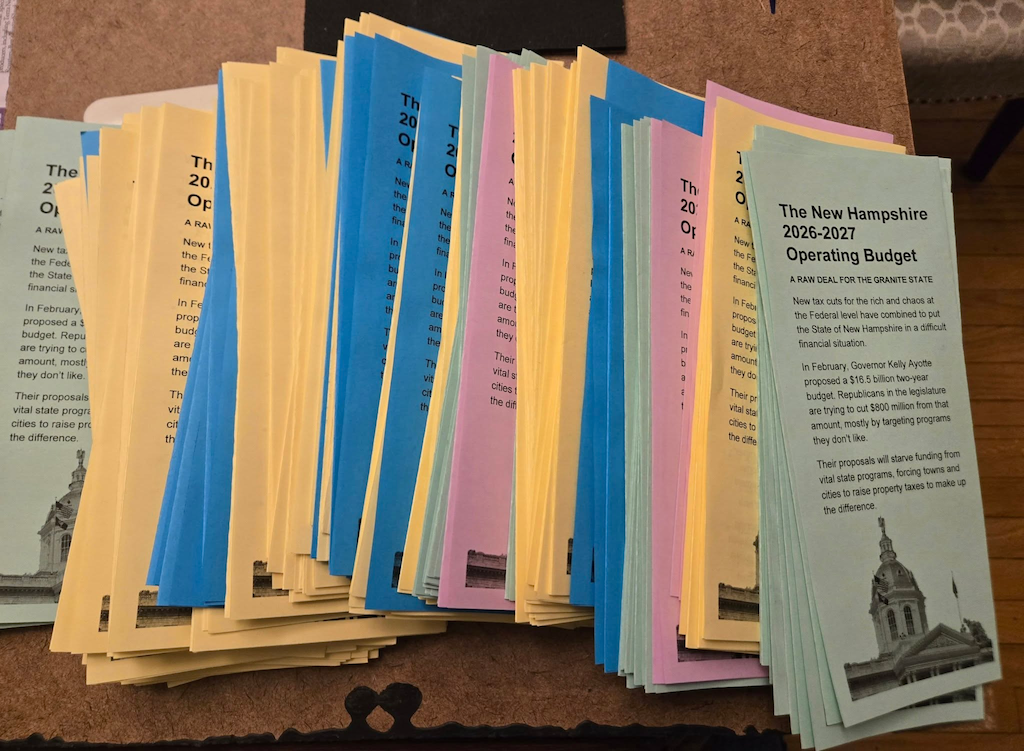 Printed pamphlets of this blog post