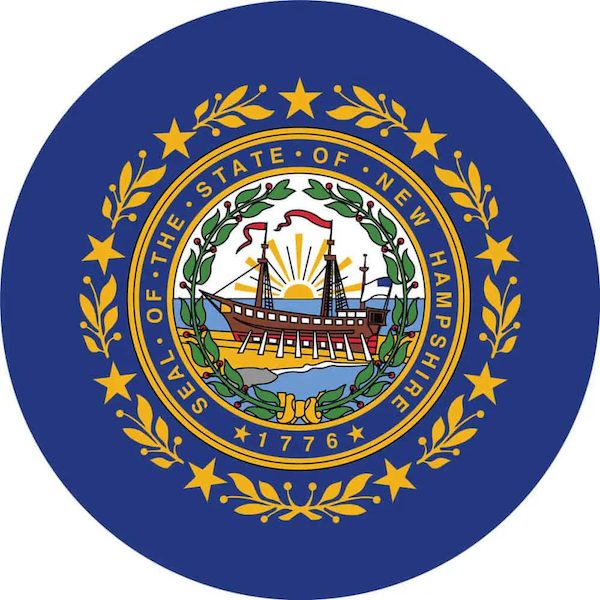 State seal of NH