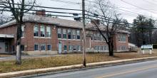 A closed school building