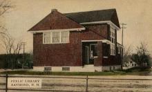 Postcard of Raymond Public Library 1908
