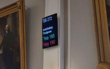 House vote to indefinitly postpone SB 272 - 195 yea to 190 nay