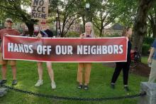 Hands off our neighbors