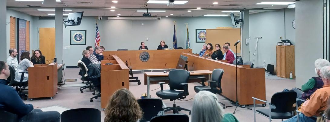 Joint meeting in Council chambers