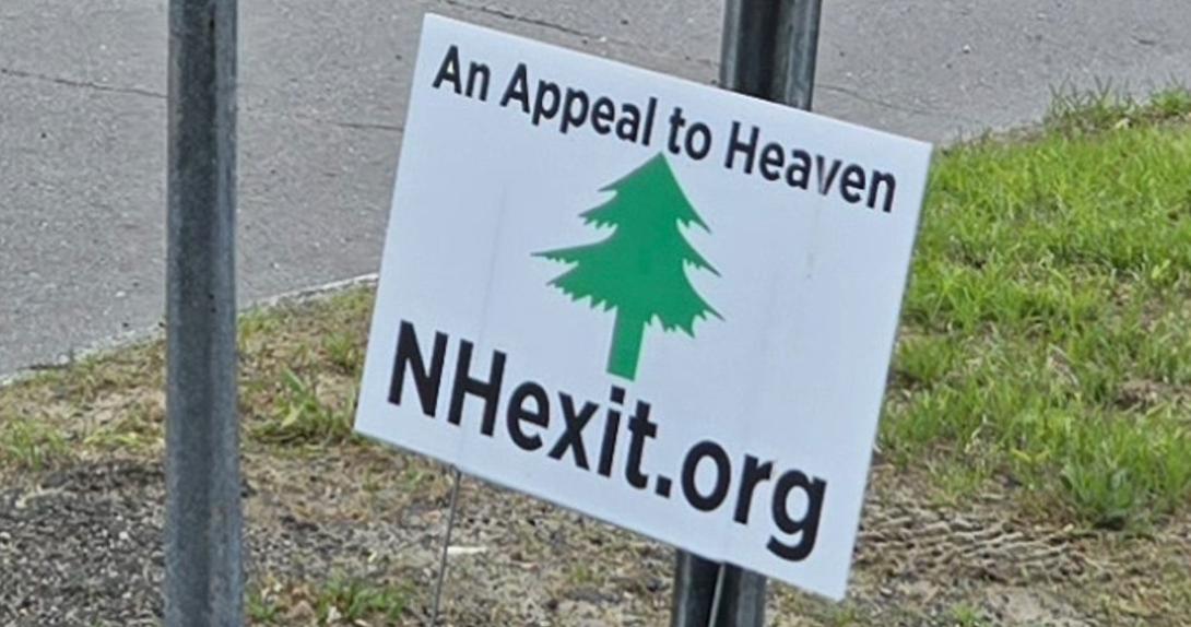 Weirdo "Appeal to Heaven" sign