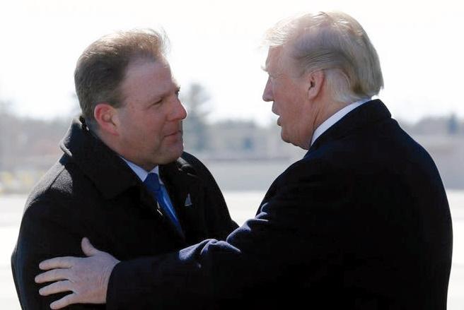 Chris Sununu and Donald Trump