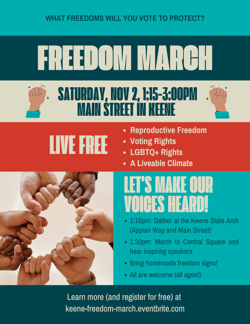 Freedom March Poster