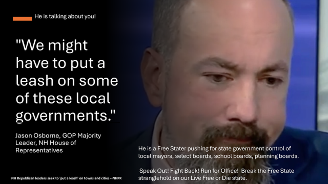 Jason Osbourn with quote "We might have to put a leash on some of these local governments."